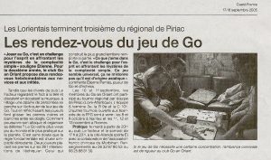 Les rendez-vous du jeu de go