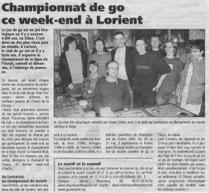 Championnat de go à Lorient