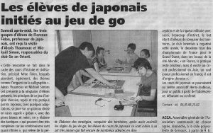 Initiation au jeu de go